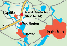 Kartenansicht Töplitz