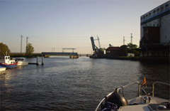Eisenbahnbrücke auf der Peene, Anklam Eisenbahnbrücke auf der Peene, Anklam